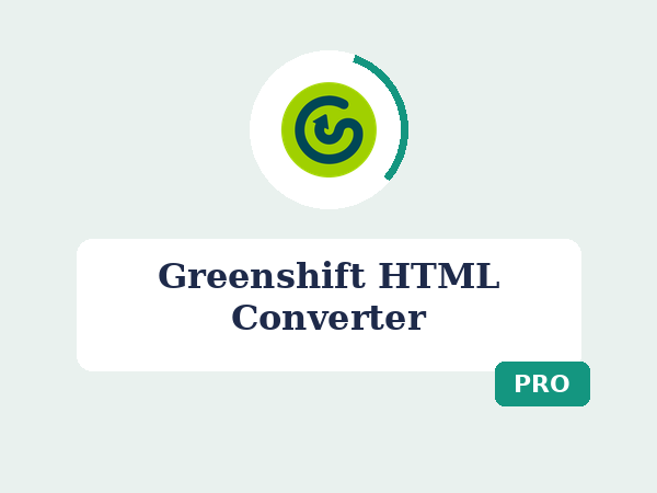 Greenshift HTML Converter price in Bangladesh