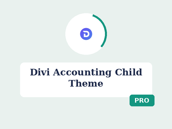 Divi Accounting Child Theme price in Bangladesh
