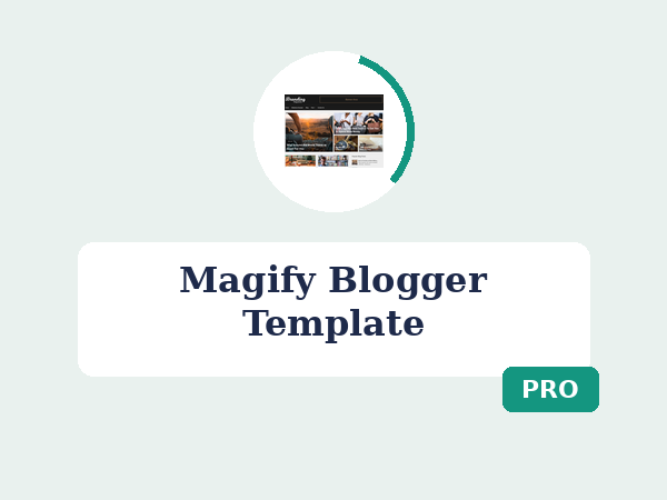 Magify Blogger Template price in Bangladesh
