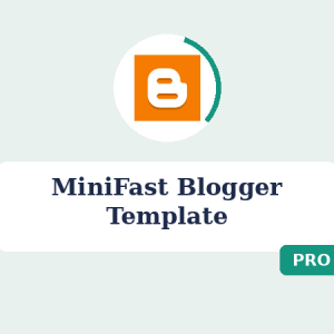 MiniFast Blogger Template price in Bangladesh
